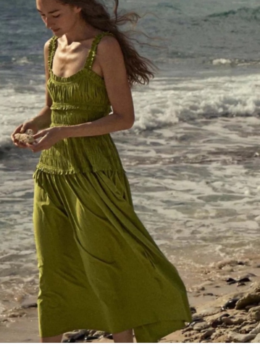 Doen Organic Cotton Dress Marianne Dress Sprig Green XXS